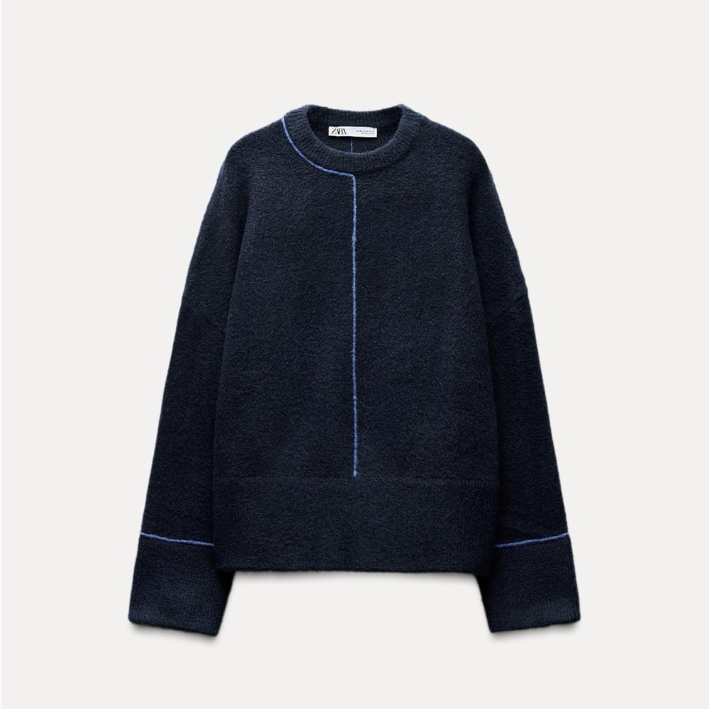 Blue Zara sweater